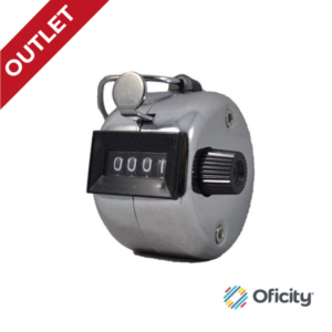 Contador Barrilito Manual Metalico 4 Digitos