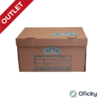 Caja para Archivo Muerto Mixta (Oficio/Carta)  39.0x32.0x28.0 Cm. Cap. 17 Kg. con Tapa