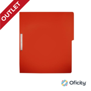 Carpeta Pressboard Kyma C/Broche 8 Cm. Carta Rojo