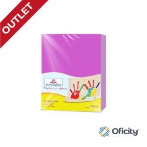 Papel Eurocolors Carta Purpura con 100 Hojas