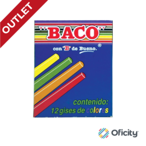 Gis Baco Colores Caja C/12 Piezas