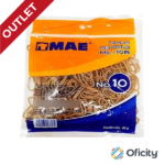 Ligas de Hule Mae No. 10 Bolsa con 80 Gr.