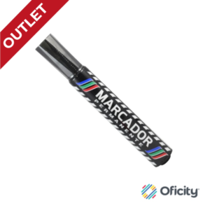 Marcador Permanente Baco Plastico Negro