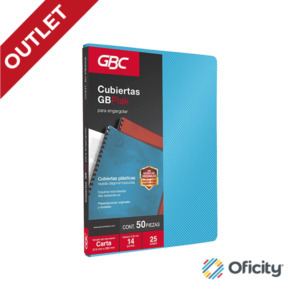 Pasta para Engargolar GBPLAK Carta Azul Rayado
