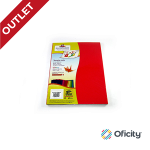 Folder Eurocolors Rojo Intenso Escolar Carta 25 Pzs