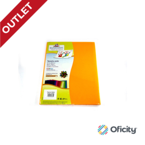 FOLDER EUROCOLORS PAPAYA NEON ESCOLAR CARTA CON 25 PZAS.