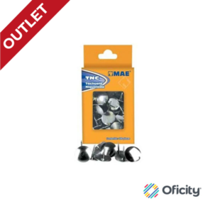 Tachuela Mae Plateada con 100 Piezas