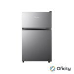 Frigobar Hisense 3.1 Pies de 2 Puertas Color Plata