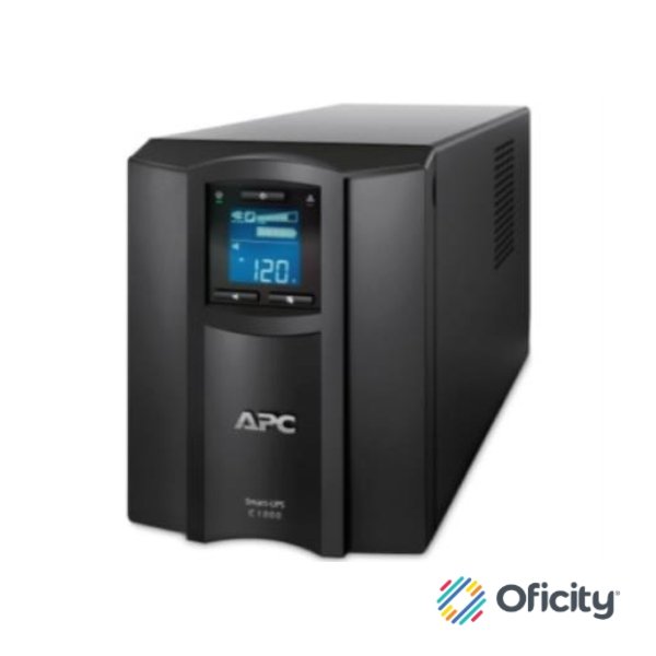 UPS APC 1000VA/600W Pantalla LCD 120V Conexión Inteligente Torre de Onda Sinusoidal Pura 8 Contactos Color Negro - Image 3