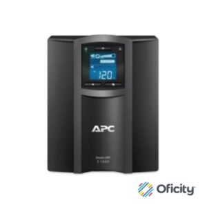 UPS APC 1000VA/600W Pantalla LCD 120V Conexión Inteligente Torre de Onda Sinusoidal Pura 8 Contactos Color Negro