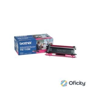 Tóner Brother TN115M Alto Rendimiento 4000 Páginas MFC9000/HL4000 Color Magenta