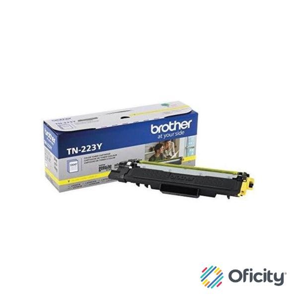 Tóner Brother Genuine TN-223Y Rendimiento Estándar 1300 Páginas Color Amarillo