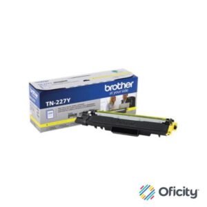 Tóner Brother Genuine TN-227Y Alto Rendimiento 2300 Páginas Color Amarillo