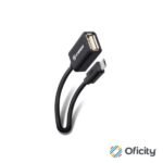 Cable OTG Steren para Smartpthone Android 10cm Color Negro
