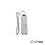 Supresor de Picos Vica USB 9P con 10 Tomas 3 Puertos USB y 1 Toma Tipo C