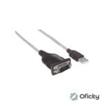 Convertidor Manhattan USB a Puerto Serial 1.8m