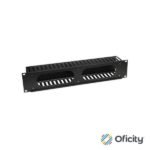 Organizador Intellinet Cables 19" 2U Horizontal Plástico Color Negro