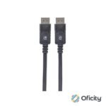 Cable Manhattan DisplayPort M-M Blindado 1m Color Negro
