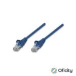 Cable Red Intellinet CAT5e UTP 0.45m Color Azul