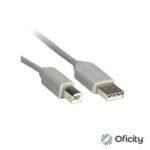Cable Manhattan USB A-B 4.5m Color Gris