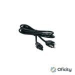 Cable Corriente Manhattan para Laptop Triple Color Negro