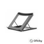 Soporte Manhattan Ajustable para Laptop/Tablet 10" a 15.6" Plegable 5 Posiciones Hasta 5 Kg Color Negro