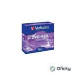 DVD+R Verbatim DL 8.5GB 8X Caja C/5 Pzas