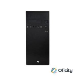 Gabinente Vorago GAB-101K Media Torre ATX/Micro ATX/Mini ITX USB Color Negro