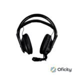 Diadema Game Factor HSG500 Micrófono Removible 3.5mm Ultraligera Color Negro