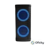 BAFLE VORAGO KSP-580 2x6.5 2x2.5 TWEEETER 40W RMS 3600mAh CIRCLE LED TWS MICROFONO USB / TF / AUX / BT