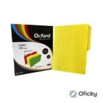 Fólder Oxford Amarillo Carta Media Ceja C/100 Pzs.