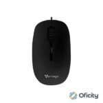 Mouse Vorago MO-100 Óptico Alámbrico USB 800/1200dpi Color Negro