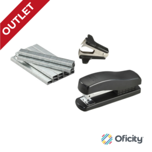 Kit Engrapadora Bostitch B606 Media Tira Plastico/Desengrapador Tipo Uña/Caja con 5000 Grapas