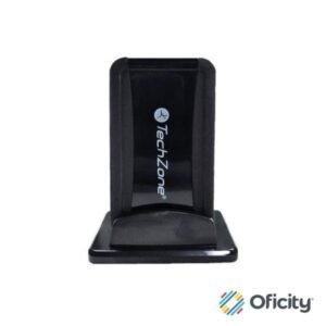 Hub TechZone 7 Puertos USB 2.0 con Fuente de Poder 1 Año Garantía Color Negro