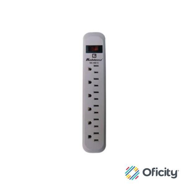 Supresor Koblenz SS-460-C 460 Joules 6 Contactos Aterrizados Switch On/Off