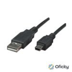 Cable Manhattan USB V2.0 A-Mini B 3.0M Negro