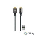 Cable Manhattan HDMI Certificado Ultra Alta Velocidad 8K a 60Hz/4K a 120Hz C/Ethernet 1m Color Negro