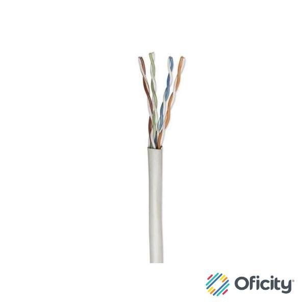 Bobina Cable Intellinet Cat 5e CCA UTP 305m Sólida Color Gris