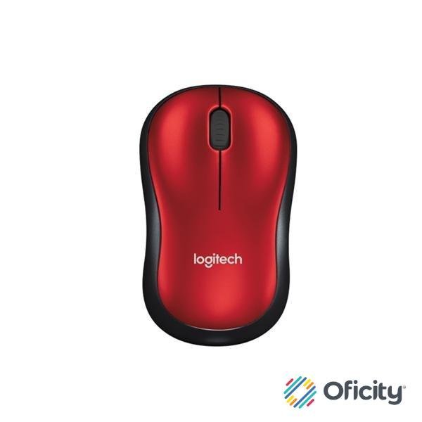 Mouse Logitech M185 Inalámbrico Color Rojo