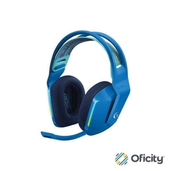 Audífonos Logitech G733 LIGHTSPEED Gaming Inalámbricos RGB Color Azul