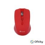 Mouse Nextep Inalámbrico USB Color Rojo 1600 dpi Baterías Incluidas
