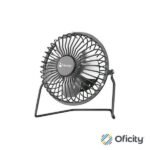 Mini Ventilador Nextep de Escritorio Metalico Conexion USB a 4