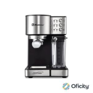 Cafetera Koblenz CKM-1350 en Color Negro con Acero Inoxidable Prepara Café Espresso Capiccino y Late 1350 Watts