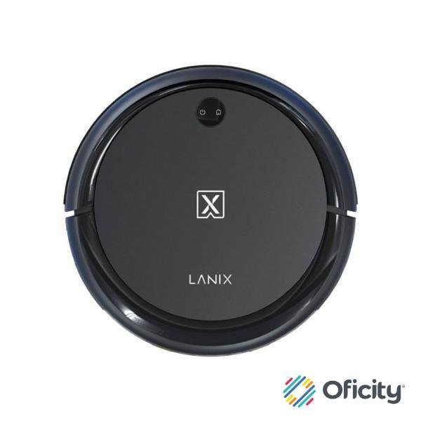 Robot Limpiador Lanix LXCRG 350x80mm Giroscopio 90-100min Limpieza WiFi 2.4GHz Sensores Obstáculos y Caída