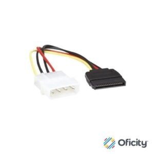 Cable Corriente Manhattan HDD SATA 15 Pines/Molex 4 Pines