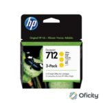 Tinta HP LF DesignJet 712 3 Pack 29ml Color Amarillo