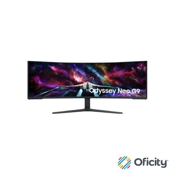 Monitor Samsung 57" Mini Led Curvo FHD Resolucion 7680x2160 Panel VA