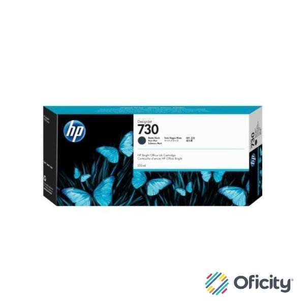 Tinta HP DesignJet 730 300ml Color Negro Mate