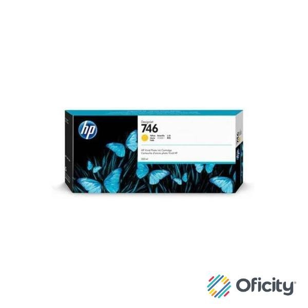 Tinta HP LF 746 Amarillo 300 ML