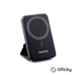 POWER BANK ADATA R050 CARGA RAPIDA Y MAGNETICA INALAMBRICO 5000 MAH NEGRO.